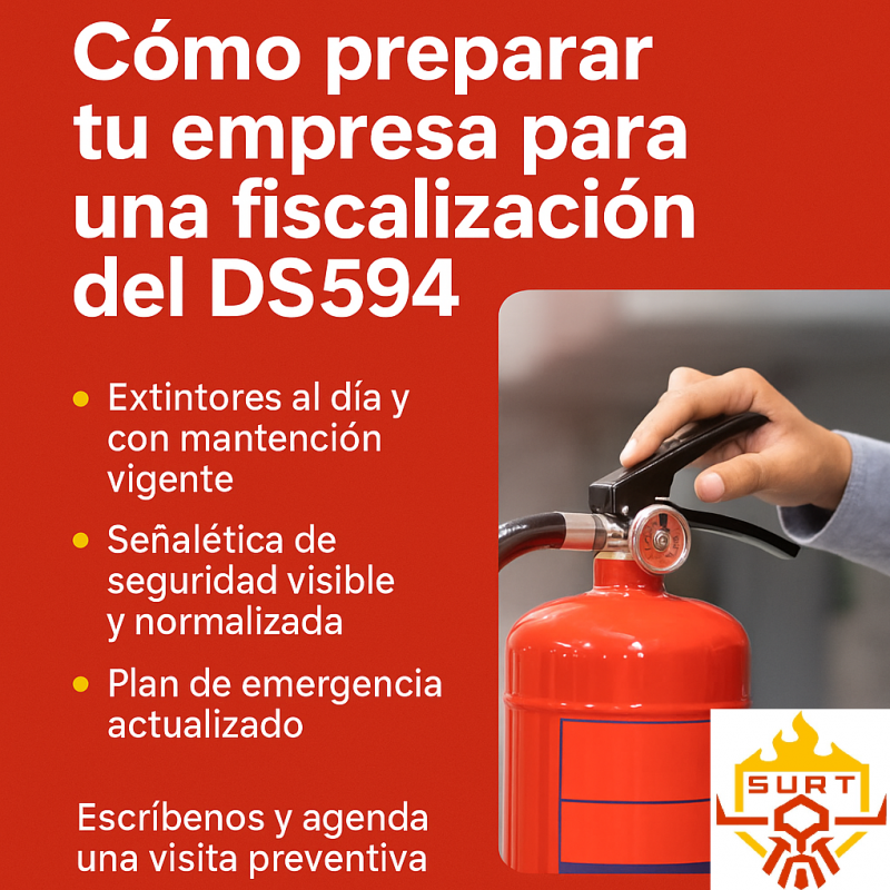 ¿Cómo preparar tu empresa para una fiscalización del DS594?