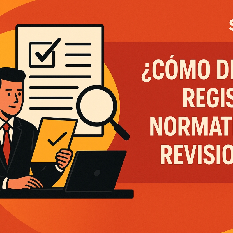 ¿Cómo dejar registro normativo de revisiones?