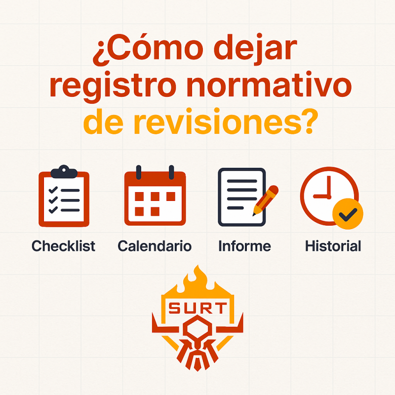 ¿Cómo dejar registro normativo de revisiones?