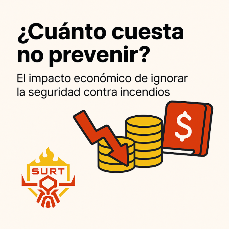 ¿Cuánto cuesta no prevenir? El impacto económico de ignorar la seguridad contra incendios