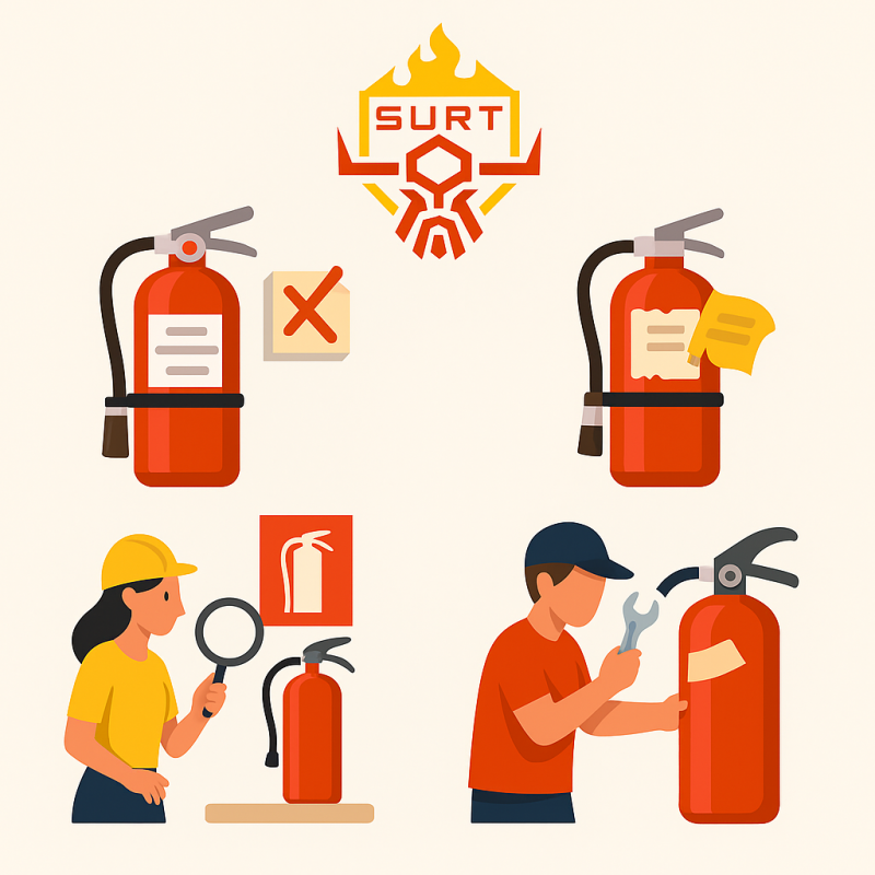 ❌ 4 errores que pueden invalidar tus extintores (y poner en riesgo a tu empresa)