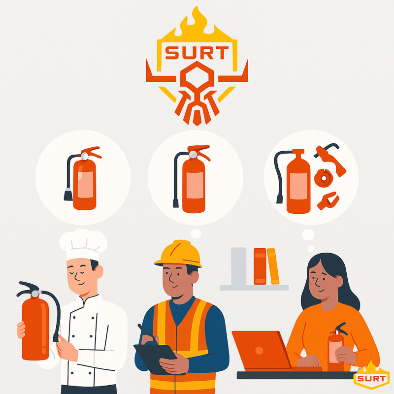 Recomendaciones de extintores según tipo de empresa