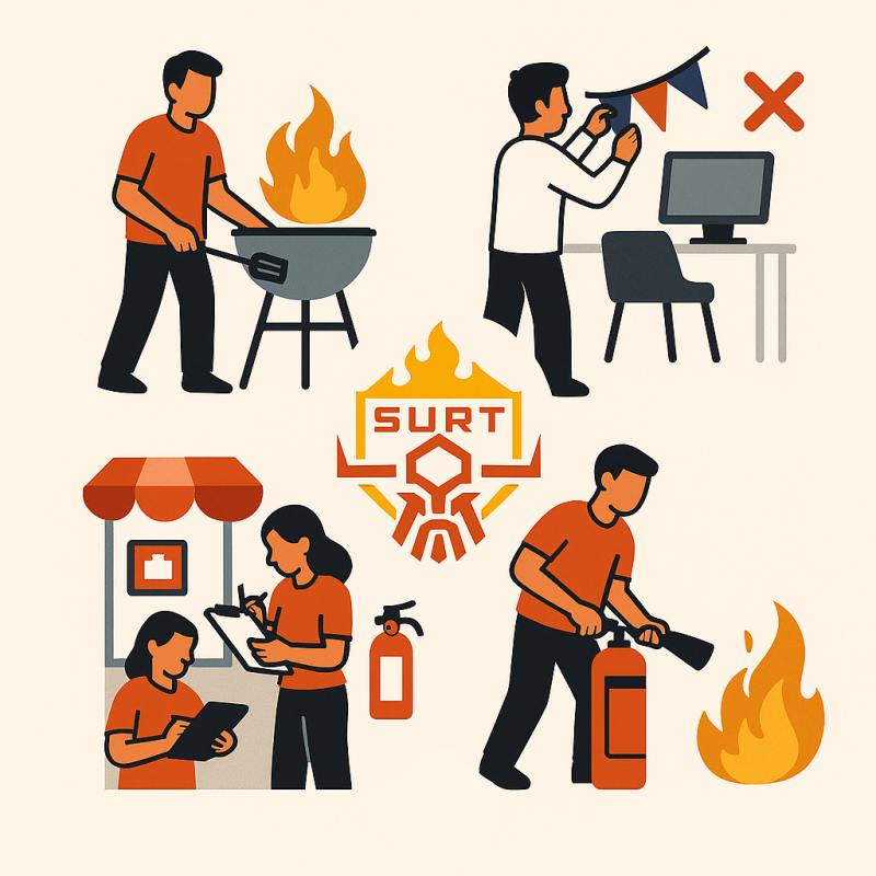 5 riesgos de incendio en Fiestas Patrias que tu empresa debe prevenir