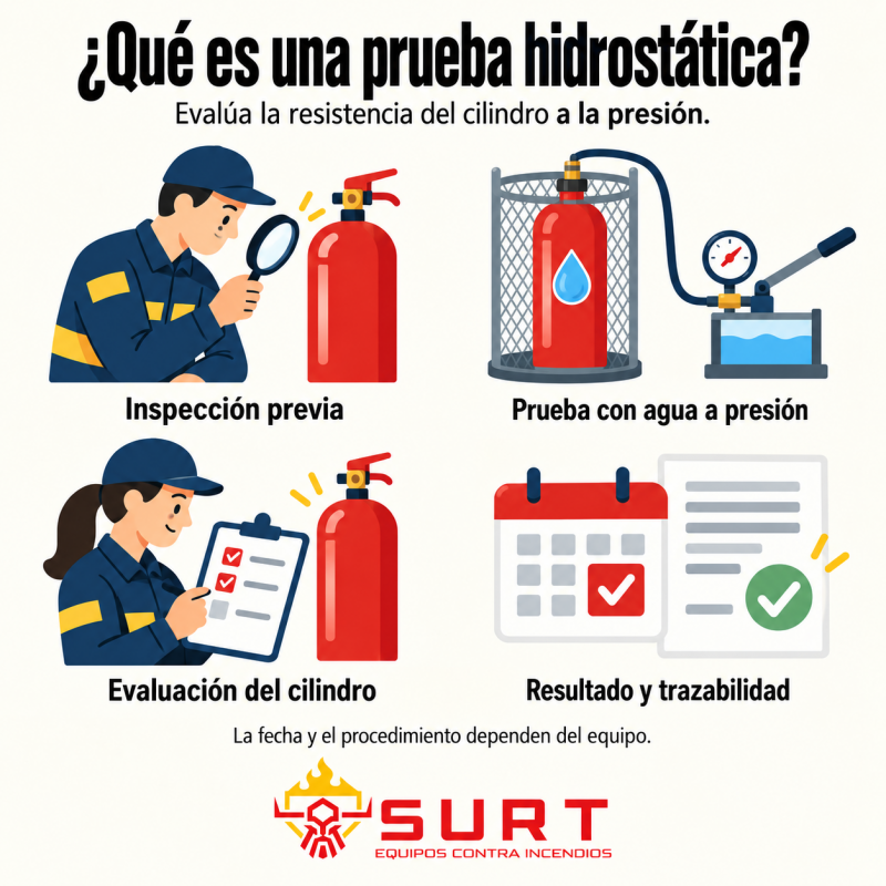 ¿Qué es una prueba hidrostática de extintores y para qué sirve? Guía completa