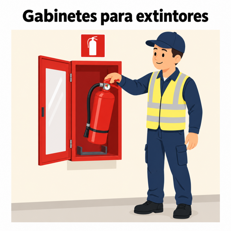 Gabinetes para extintores: ventajas, usos y aspectos que debes considerar antes de instalarlos